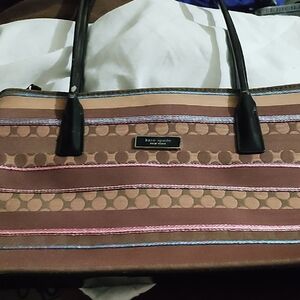 Kate Spade Multicolor Striped Tote